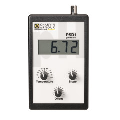 pH-metre de table PSD1, comp. T et étalonnage manuel