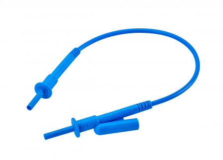 Cordon HT 5kV reprise arrière bleu 0.35 mètre