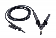 Cordon haute tension 5kV noir, 15m, avec reprise arrière