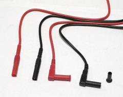 Cordons PVC 1,5m DM4-CM4 CAT4 600VRouge - Noir