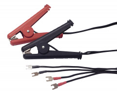 Jeu de 2 pinces Kelvin 10 A pour micro-ohmmètre