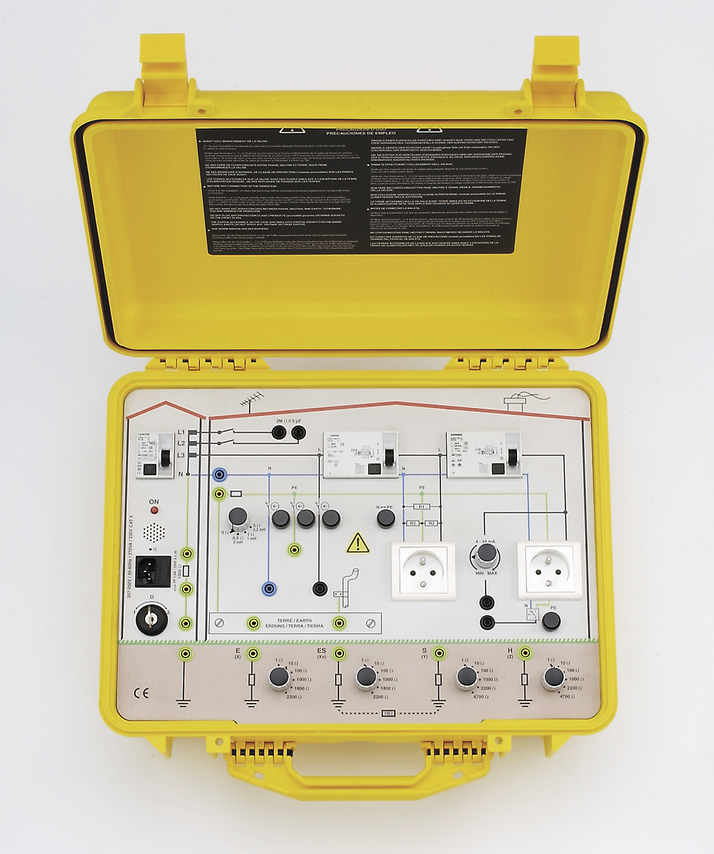 Valise didactique contrôle N FC 15-100 & IEC 60464-6