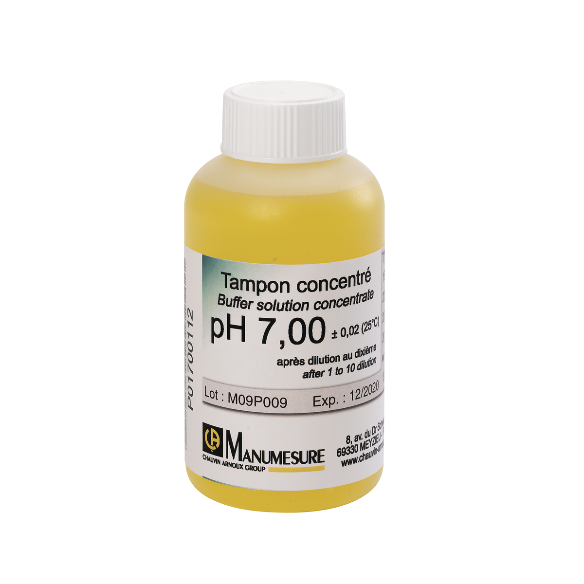 Solution Tampon concentrée pH 7 Flacon 125 ml