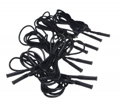 BB196 Jeu de 5 x Cordons de 3m Banane-Banane 4mm 