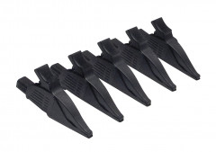 Pinces croco verrouillables noires lot de 5