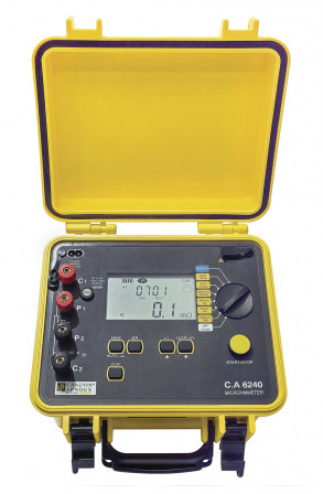 Micro-ohmmètre 10 ampères 1 micro-ohm