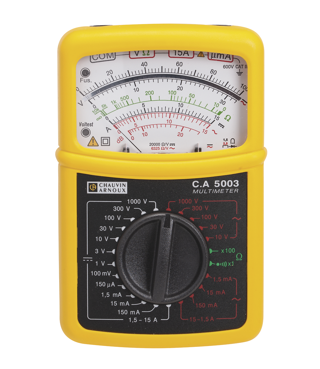 Multimètre analogique professionnel garantie 3 ans