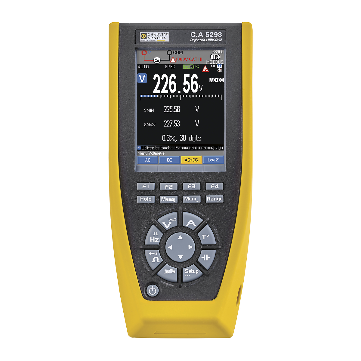 Multimètre graphique TRMS 100kps 200KHz USB