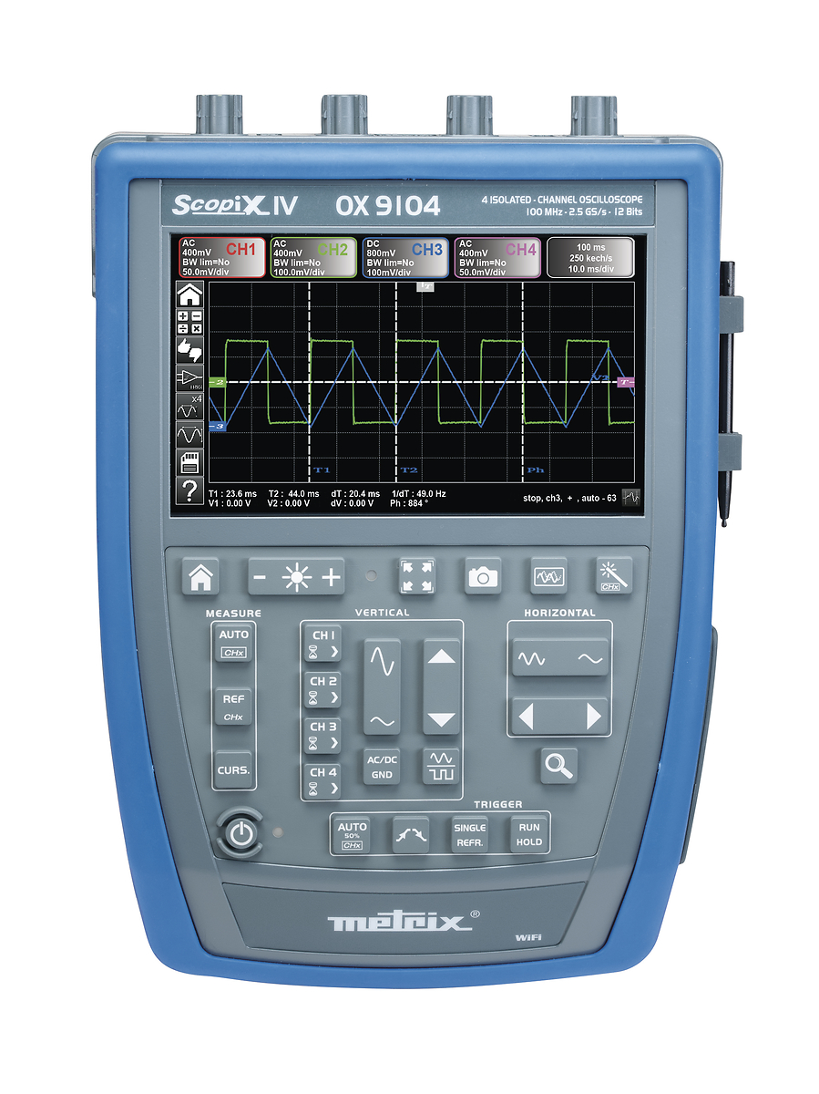 SCOPIX IV OX9104 oscilloscope num 4voies 100MHz