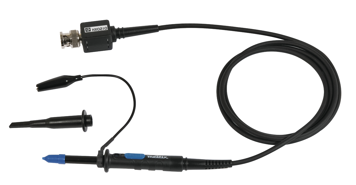 Sonde standard Oscillo. 1:1/1:10-100MHz 300V CATII