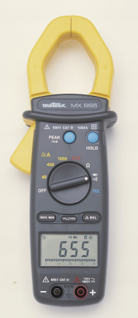 MX 655 Pince multimètre numérique 1000 A TRMS