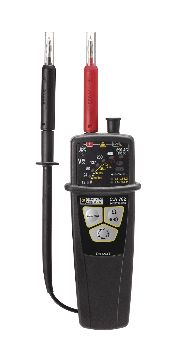 Détecteur de tension avec pointes conformes NF C 18-510