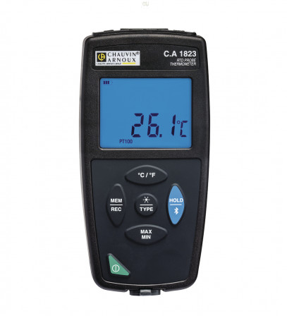 Thermomètre portable pour Pt 100/Pt1000, enregistreur, Bluetooth, USB