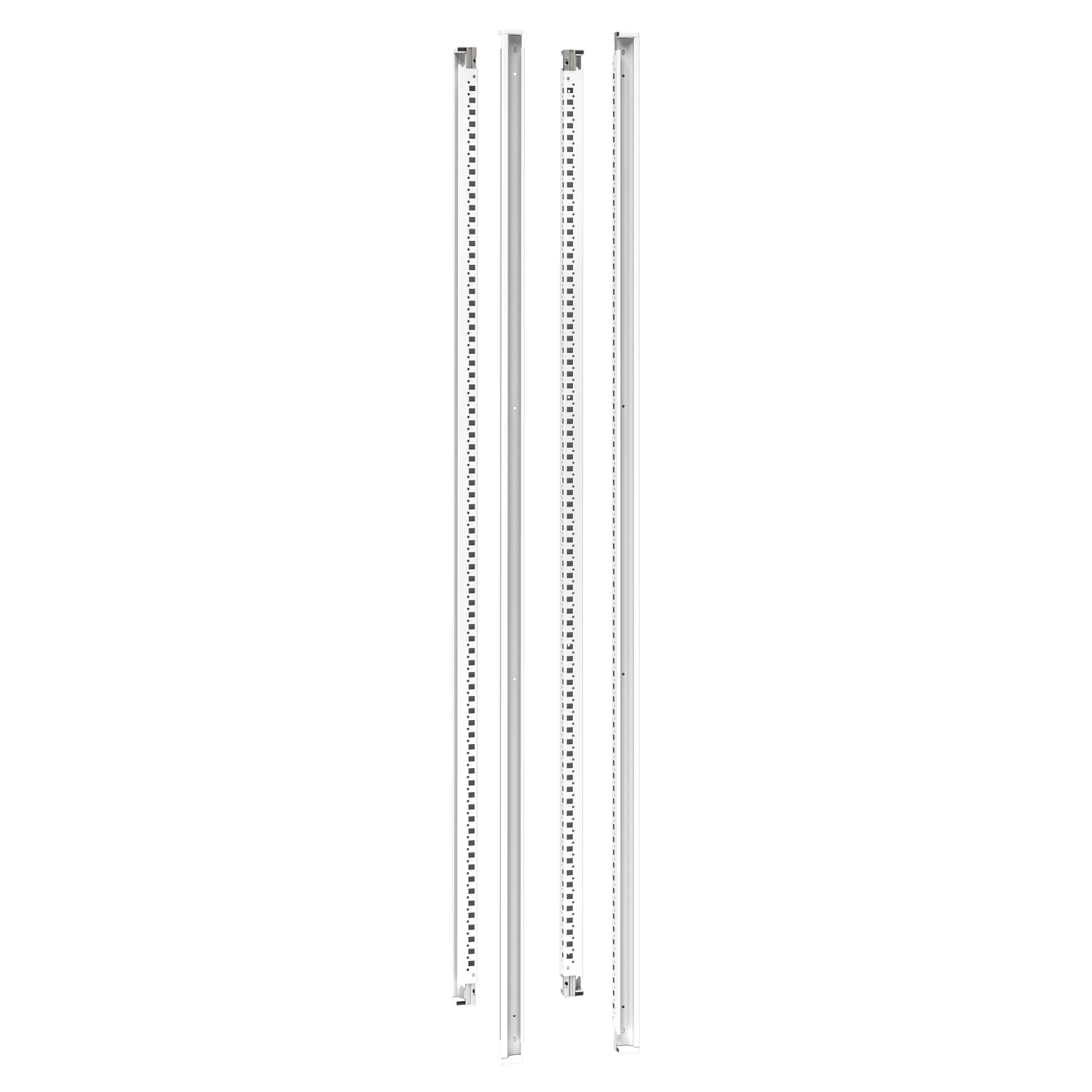PrismaSet 6300 - montants verticaux H2000mm -blanc- lot de 4