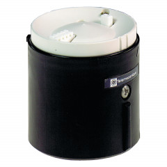 Harmony XVB - embase pour colonne - avec tube à décharge - noir - IP65
