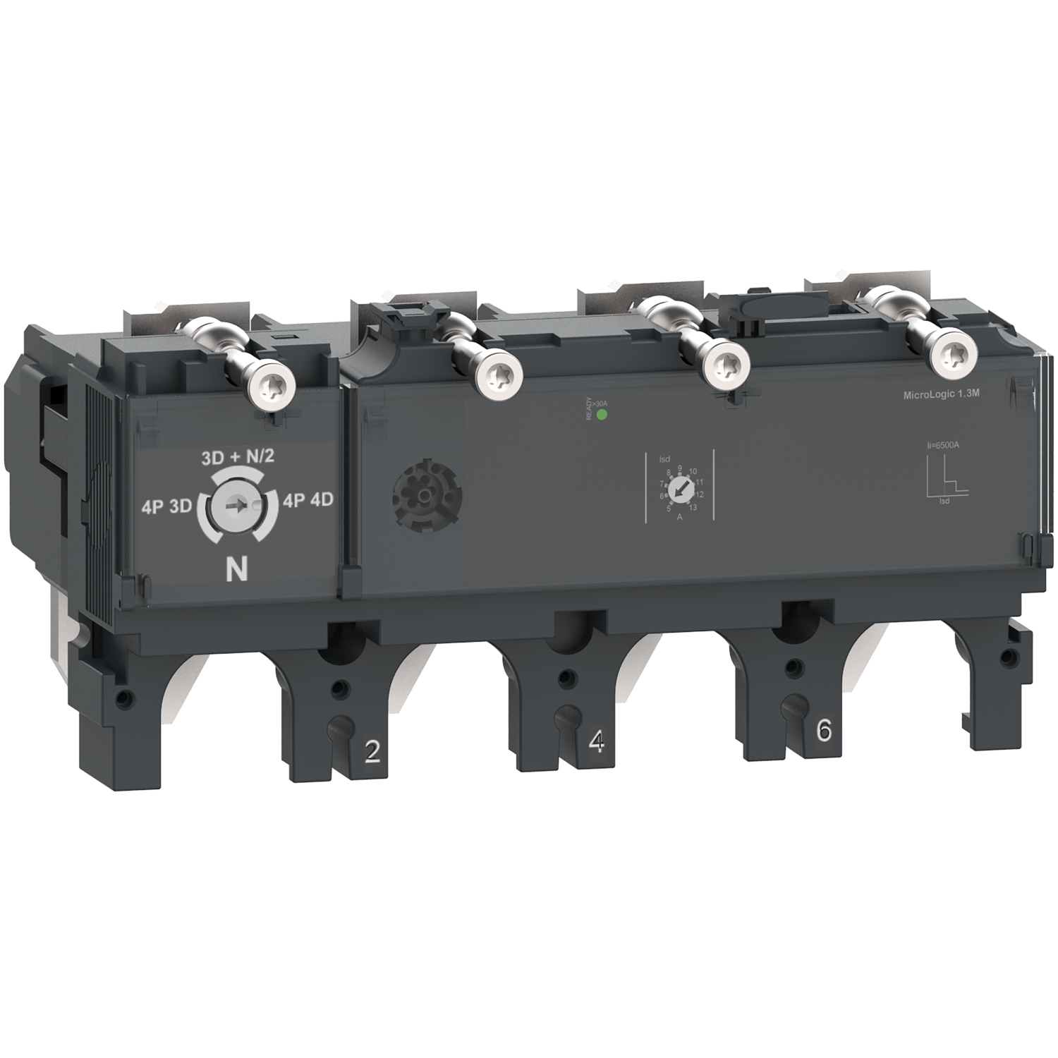 ComPacT NSX - Déclencheur MicroLogic 2.3 630A - 4P4D pour NSX630