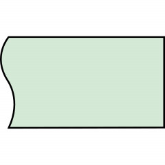 Linergy BS - Barre pour JdB horizontal - plate pleine - L= 2000mm - 100x10
