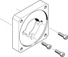 EAMF-A-64A/C/D-100A Bride de moteur
