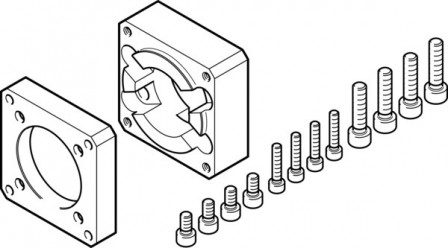 EAMF-A-43D-60G/H Bride de moteur