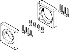 EAMF-A-44A-60G/H Bride de moteur