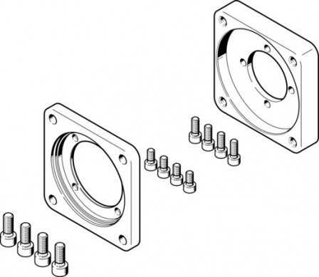EAMF-A-64C-80G-S1 Bride de moteur