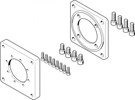 EAMF-A-77B-120G-S1 Bride de moteur