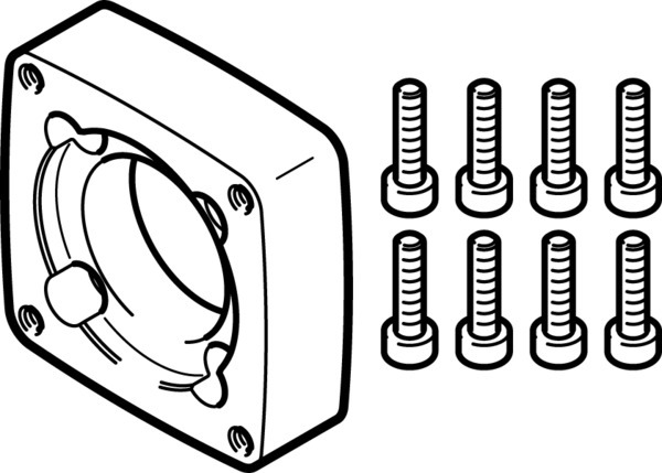 EAMF-A-28B-40P Bride de moteur