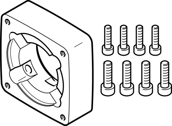 EAMF-A-38A-60P Bride de moteur