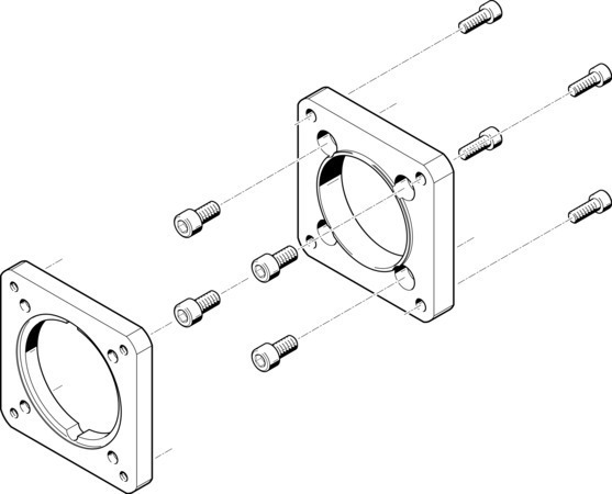 EAMF-A-95A-120G Bride de moteur