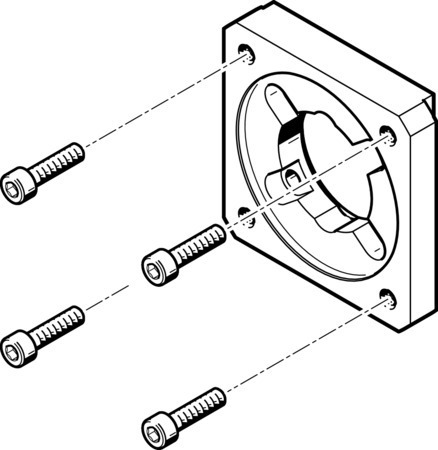 EAMF-A-38A-70A Bride de moteur