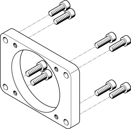 EAMF-A-95B-100A Bride de moteur