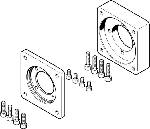 EAMF-A-64B-60G/H-S1 Bride de moteur