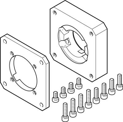 bride de moteur EAMF-A-80A-120G