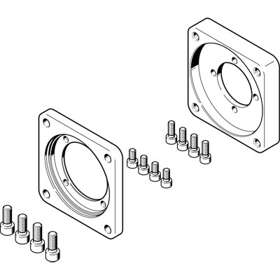 bride de moteur EAMF-A-64C-80G-S1