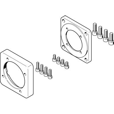 bride de moteur EAMF-A-77A-80G-S1