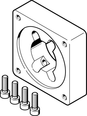 bride de moteur EAMF-A-38D-87A