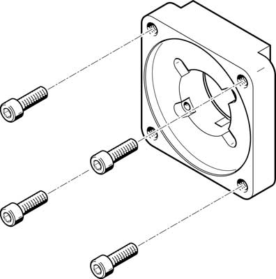 bride de moteur EAMF-A-48A-100A