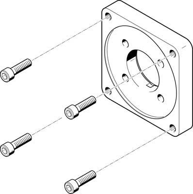 bride de moteur EAMF-A-62A-140A