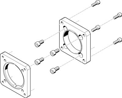 bride de moteur EAMF-A-95A-120G