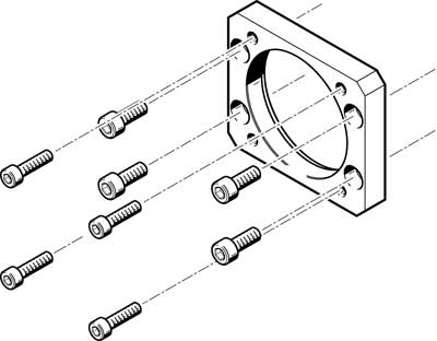 bride de moteur EAMF-A-62B-70A