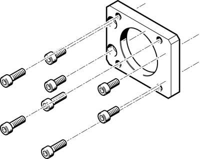 bride de moteur EAMF-A-48B-57A