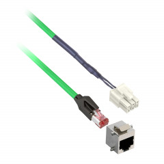 Lexium - Lxm acc cable p. connexio n av. vw3a8117