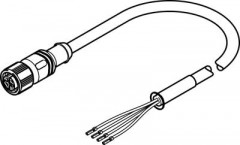 câble moteur NEBM-M12G4-RS-15-N-LE4