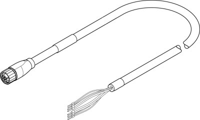 câble moteur NEBM-M16G8-E-15-Q7-LE8-1