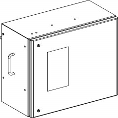 Canalis - coffre 400x500x250 - 50/60Hz - 230/690V - commande électrique - droite