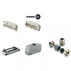 Connecteurs industriels étanches HDC KIT HE-P 24.131