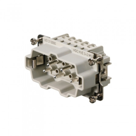 Connecteurs industriels étanches HDC HVE 3+2 MS