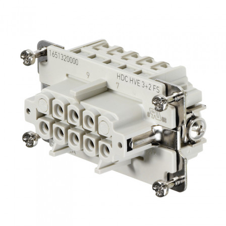 Connecteurs industriels étanches HDC HVE 3+2 FT CtH
