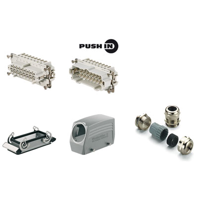Connecteurs industriels étanches HDC KIT HE-P 16.120 M