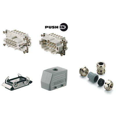 Connecteurs industriels étanches HDC KIT HE-P 10.111 M